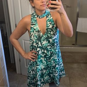 Lulu’s Palm Print Vacay Dress
